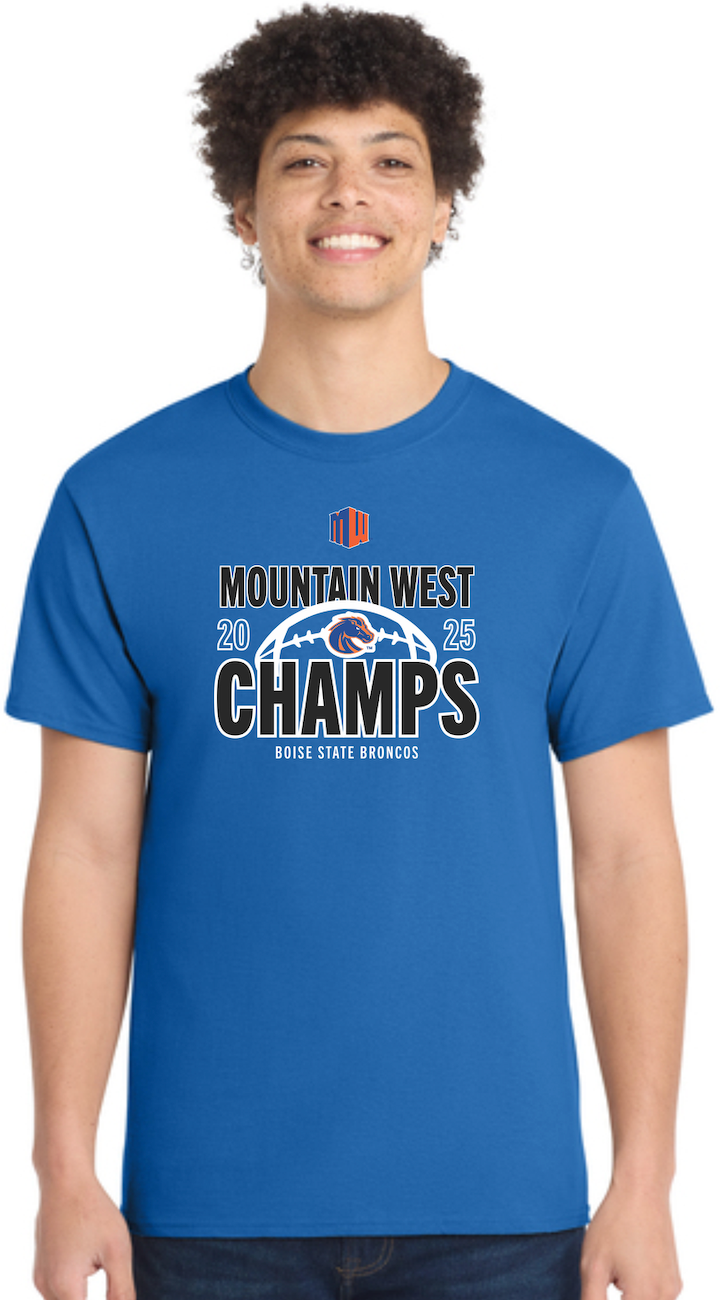Boise State Broncos - 2025 Mountain West Football Champions Shirt