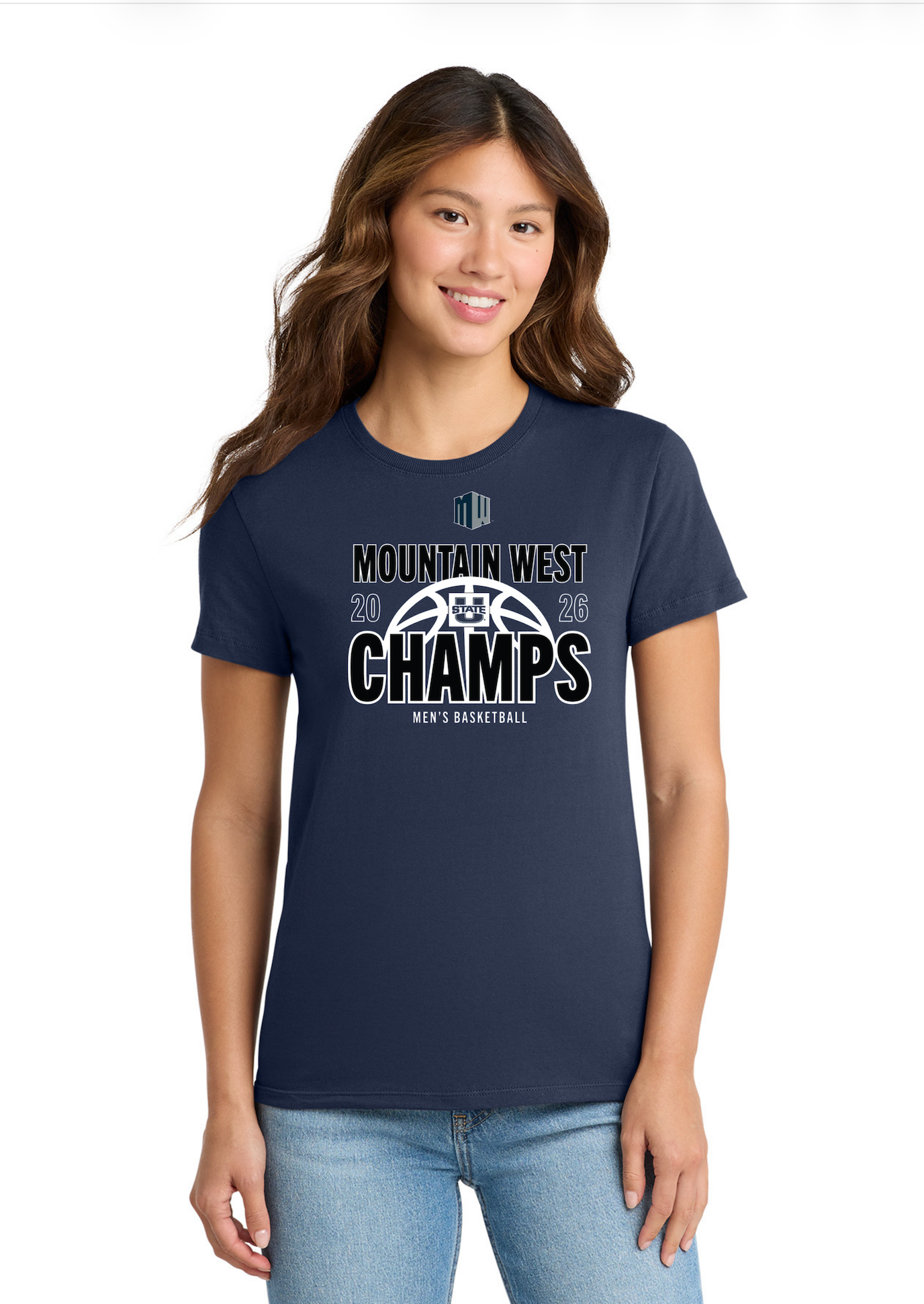 UTAH STATE AGGIES- 2026 Men's Basketball Champion T-shirt