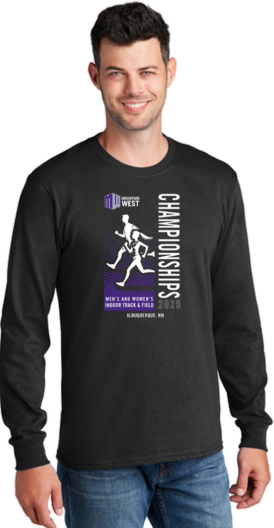 Indoor Track & Field Long-Sleeve Graphical T-Shirt