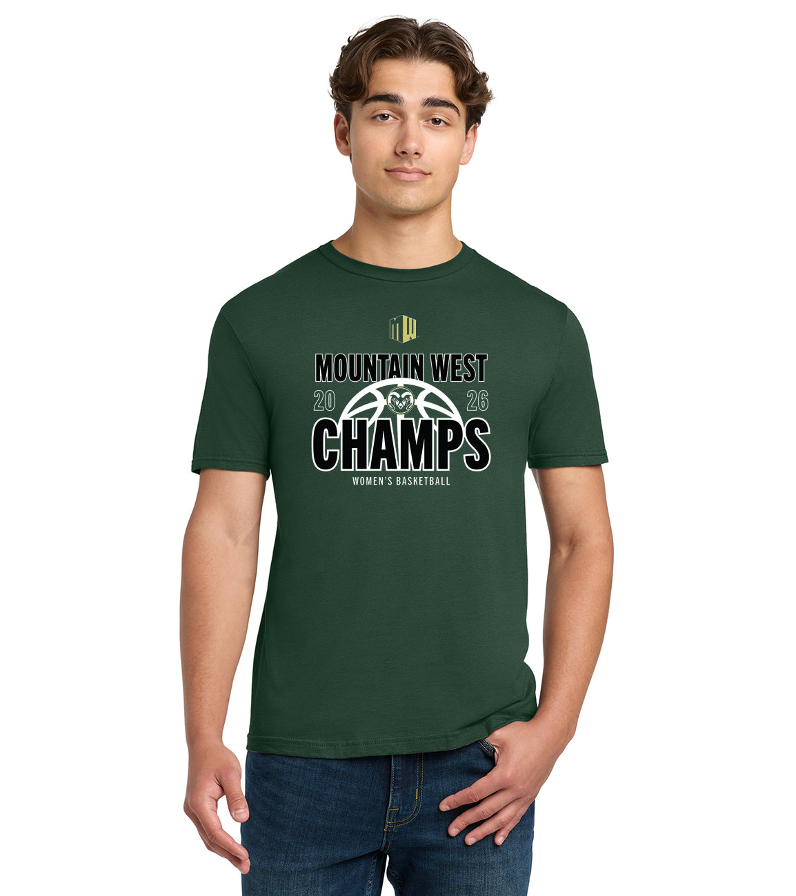 COLORADO STATE RAMS- 2026 Women's Basketball Champion T-shirt