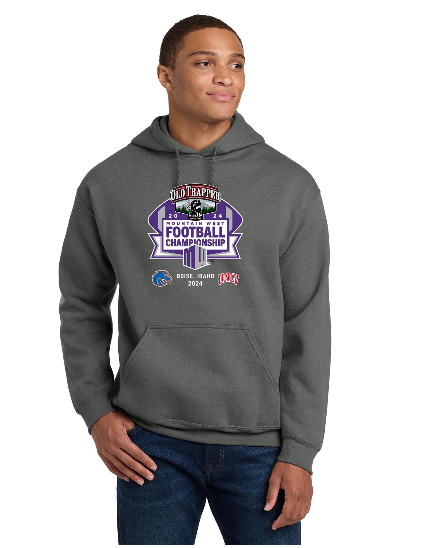 Football Championship Event Logo Hooded Sweatshirt