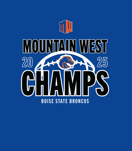 Boise State Broncos - 2025 Mountain West Football Champions Shirt