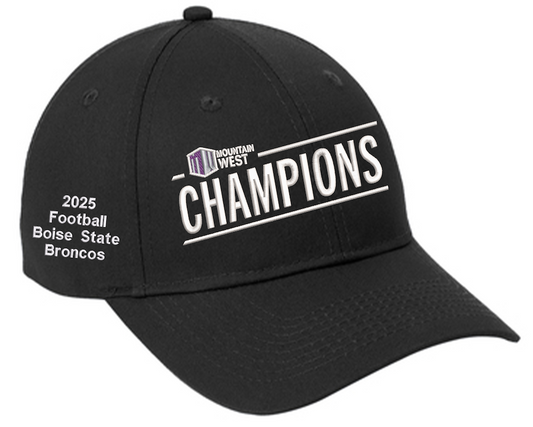 Boise State Broncos - 2025 Mountain West Football Champions Hat
