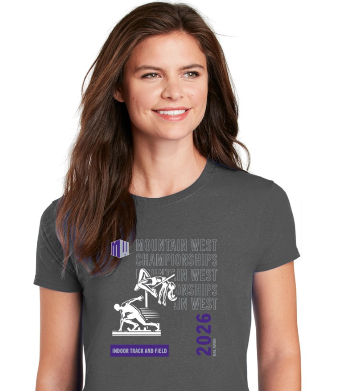 Men's and Women's Indoor Track & Field Championship Event T-Shirt