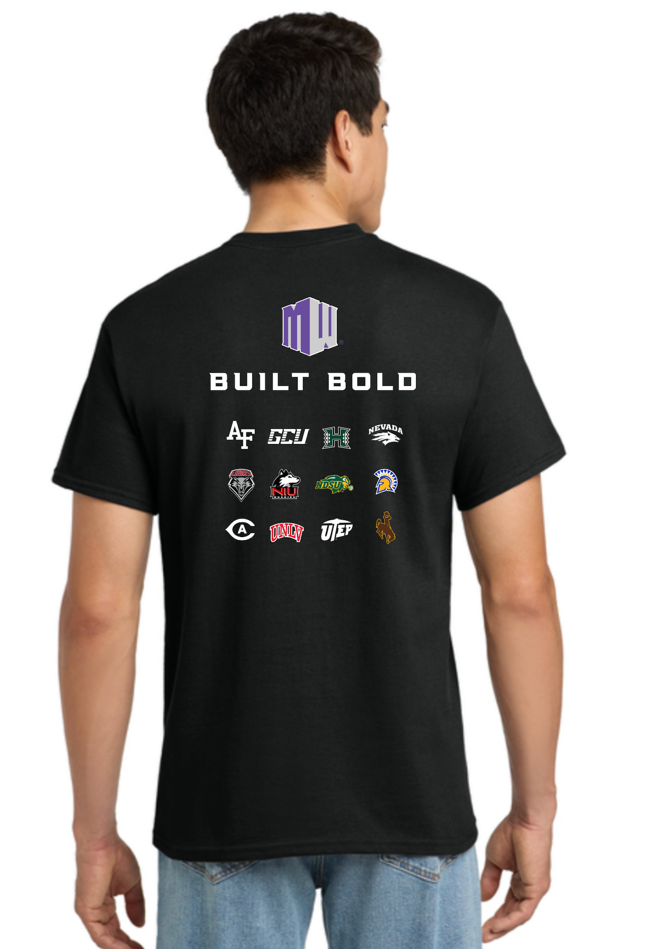 "Built Bold" Design- Pocket T-shirt