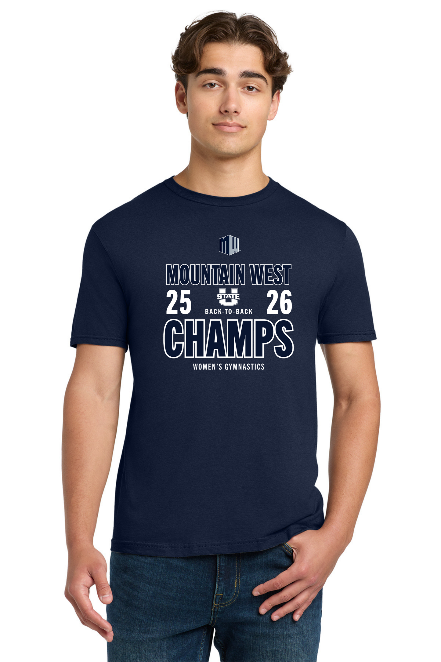 UTAH STATE AGGIES- 2026 Women's Gymnastic Champion T-shirt