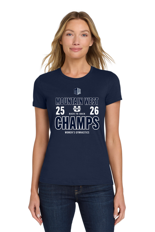 UTAH STATE AGGIES- 2026 Women's Gymnastic Champion T-shirt