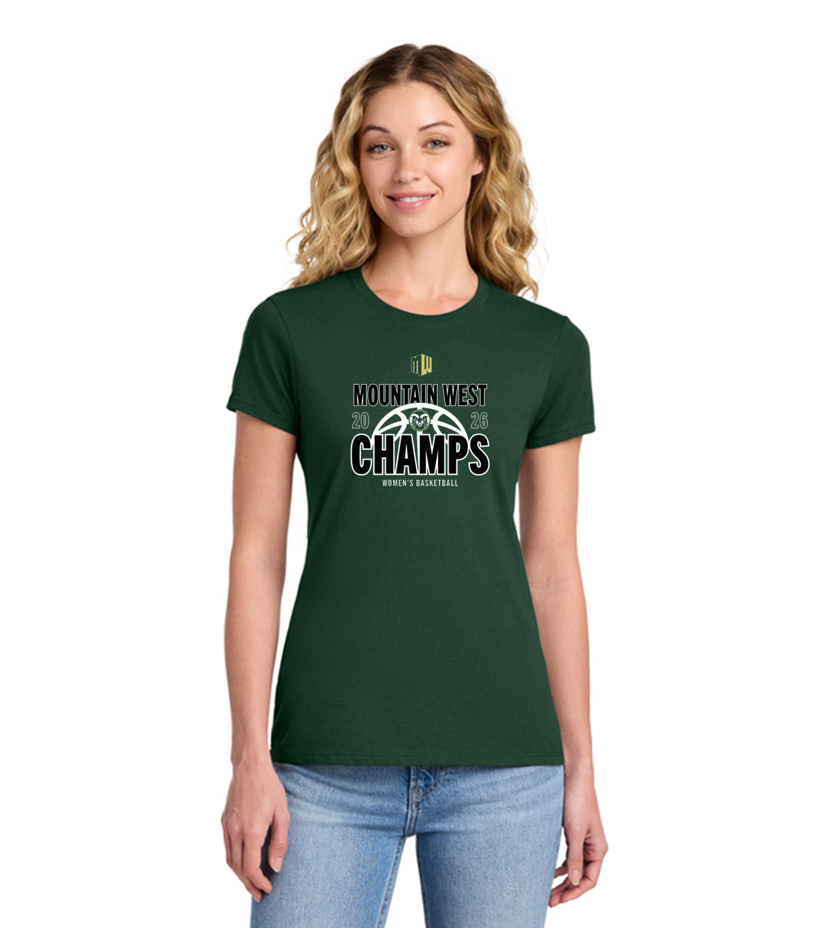 COLORADO STATE RAMS- 2026 Women's Basketball Champion T-shirt